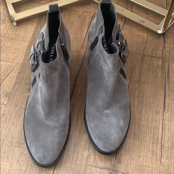 SOLD Ivanka Trump Tauren Suede Bootie - Picture 3 of 8